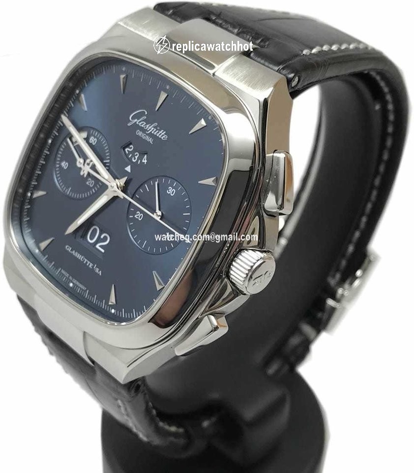Glashtte Original Seventies Chronograph Panorama Date Mens watch Unisex Automatic Steel 1-37-02-03-02-30 2