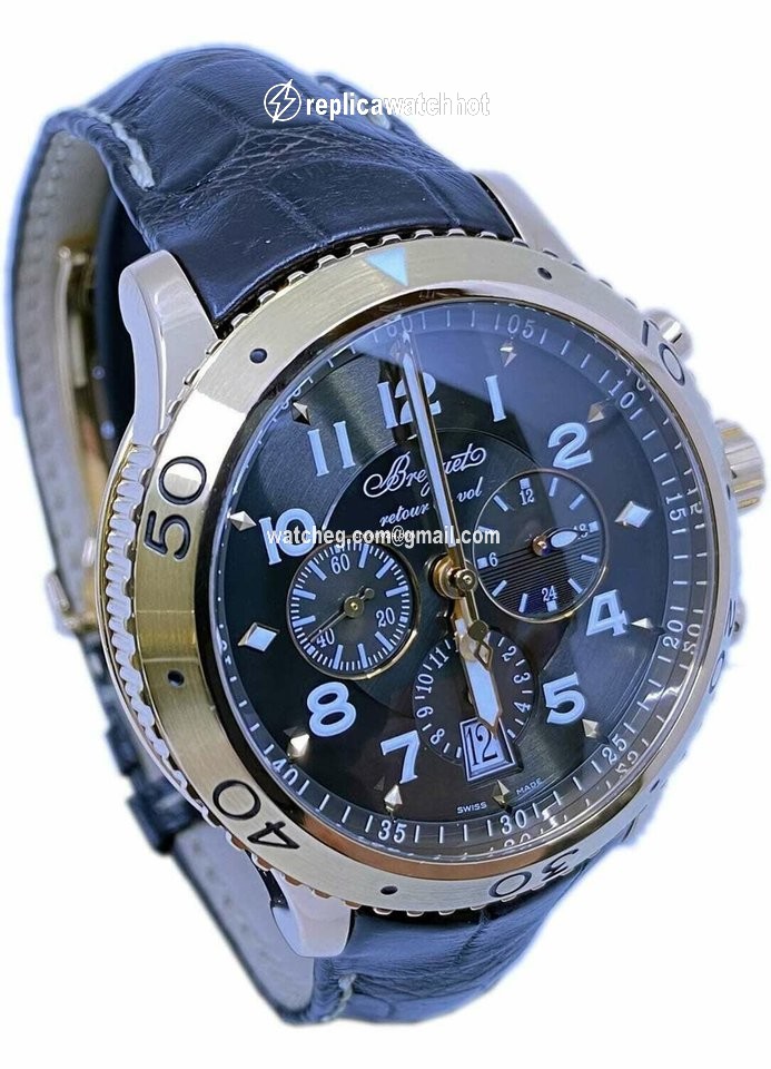 Breguet Type XX - XXI - XXII Mens watch Unisex Automatic Rose gold XXI 3810 2