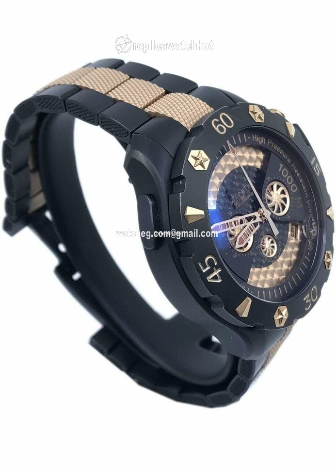Zenith Defy Mens watch Unisex Automatic Gold Steel 96-0528-4000-21-M528 2
