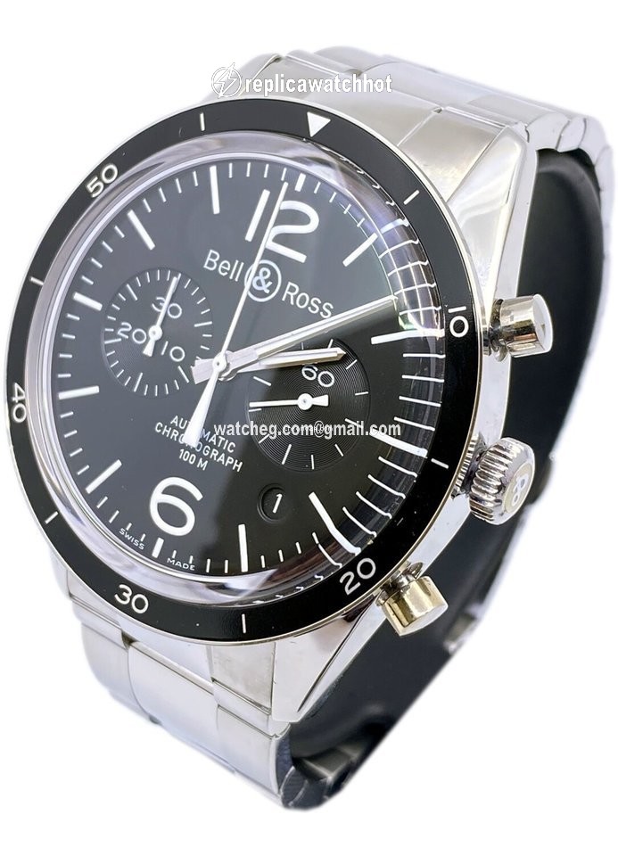 Bell & Ross BR V1 Mens watch Unisex Automatic Steel BRV126-BL-BE-SST 2