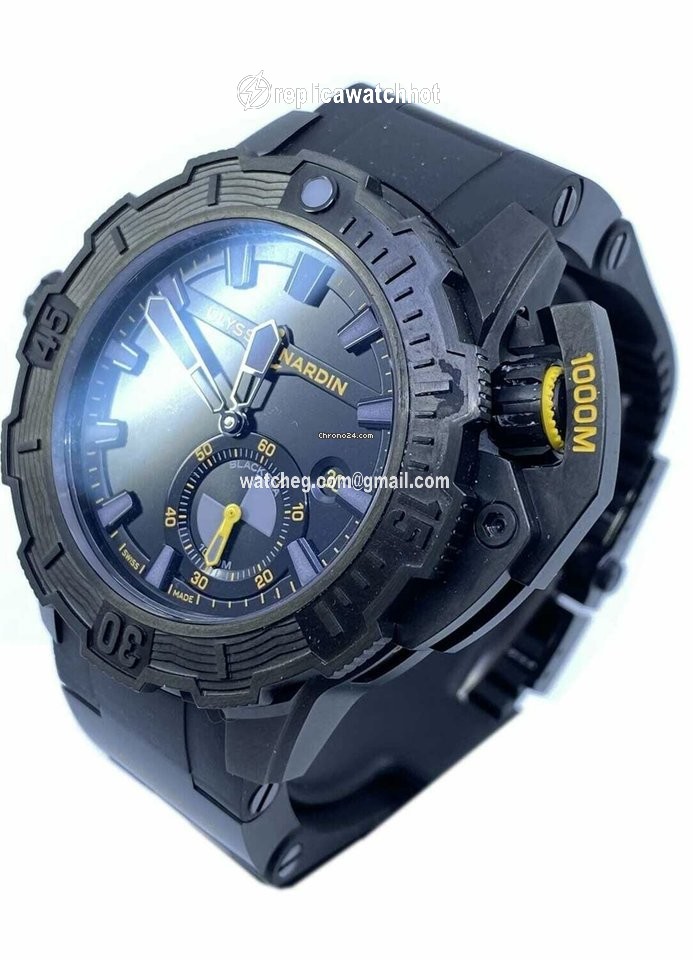 Ulysse Nardin Mens watch Unisex Automatic Titanium 3203-500LE-3 BLACK-OMW 2