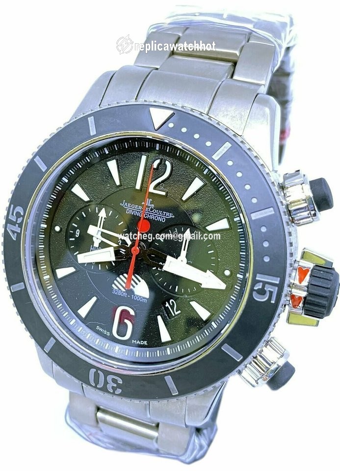 Jaeger-LeCoultre Master Compressor Diving Chronograph GMT Navy SEALs Mens watch Unisex Automatic Titanium Q178T670 2