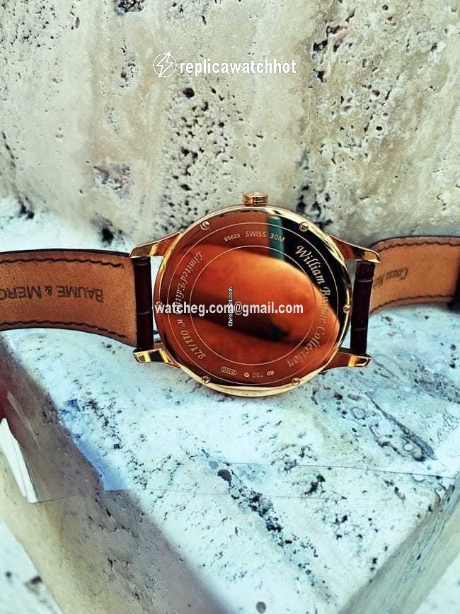 Baume & Mercier William Baume Mens watch Unisex Manual winding Rose gold 8794 2