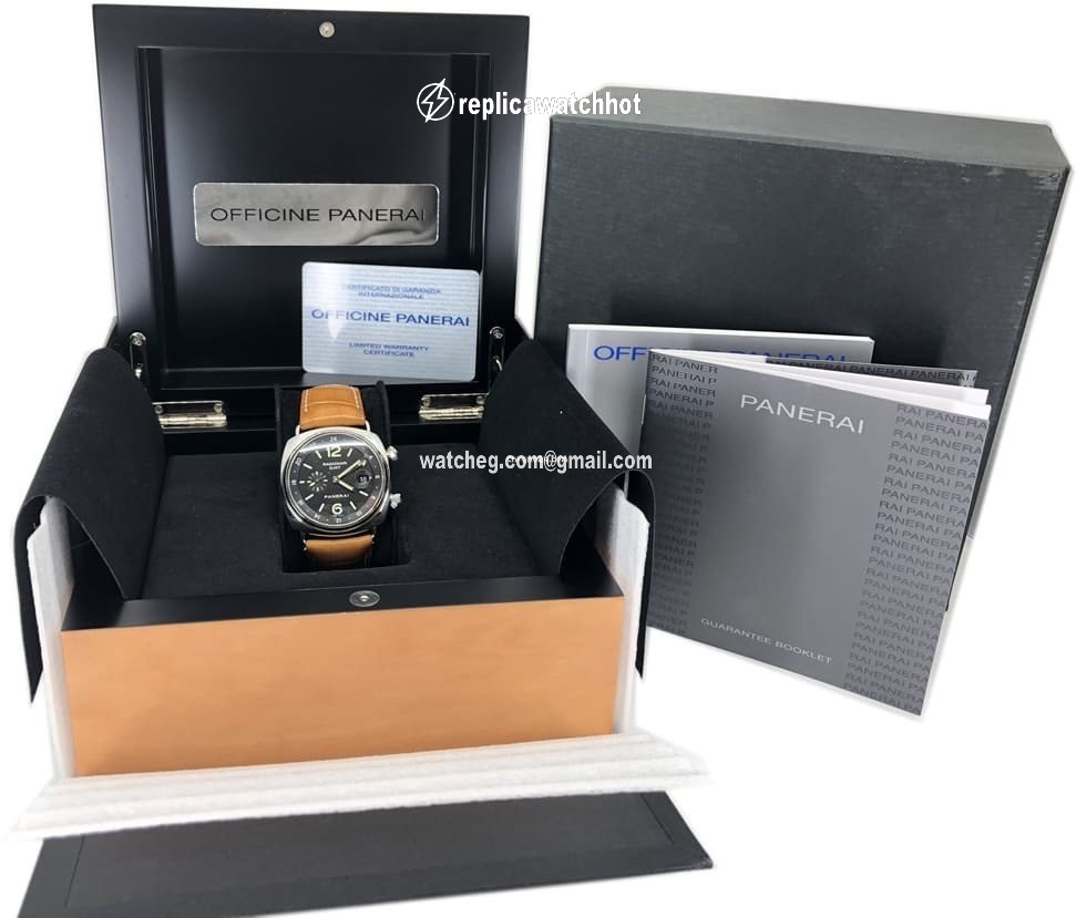 Panerai Radiomir GMT Mens watch Unisex Automatic Steel GMT PAM00184 2