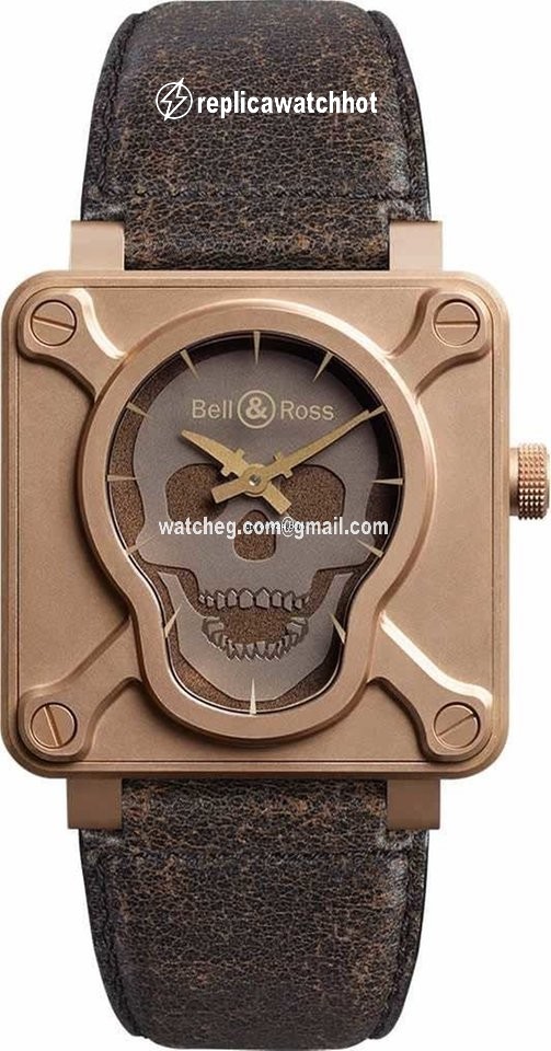Bell & Ross BR 01-92 Mens watch Unisex Automatic Bronze BR0192-SKULL-BR 2