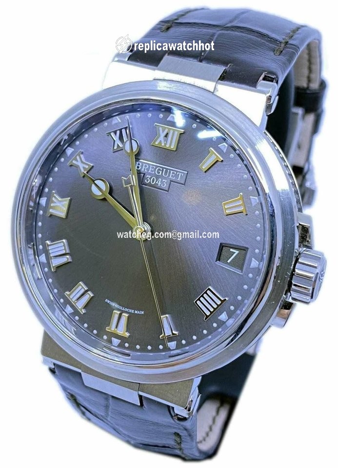 Breguet Marine Mens watch Unisex Automatic Titanium 5517TI 2