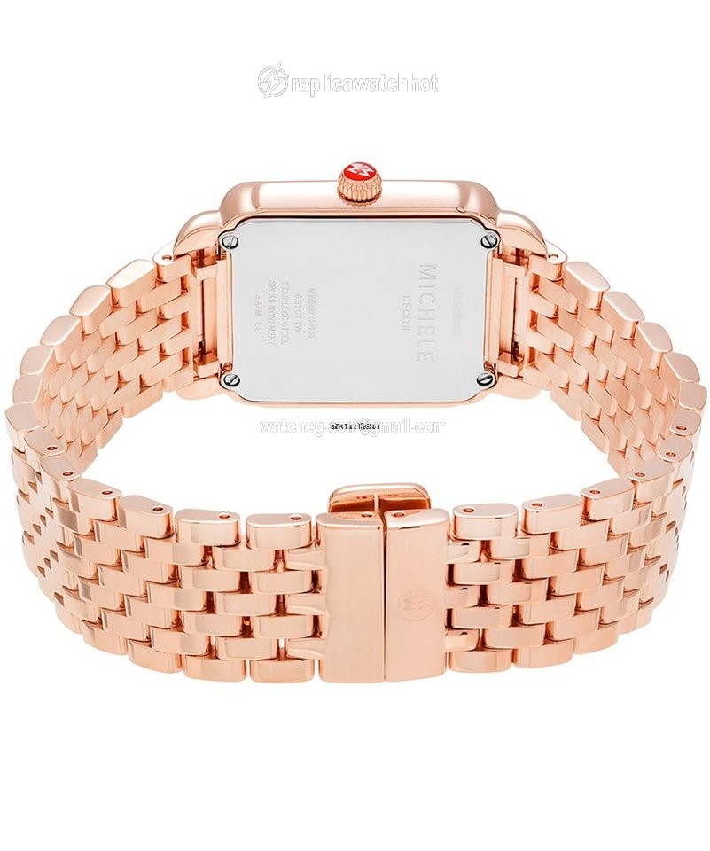 Michele Deco Womens watch Quartz Rose gold MWW06I000021 2