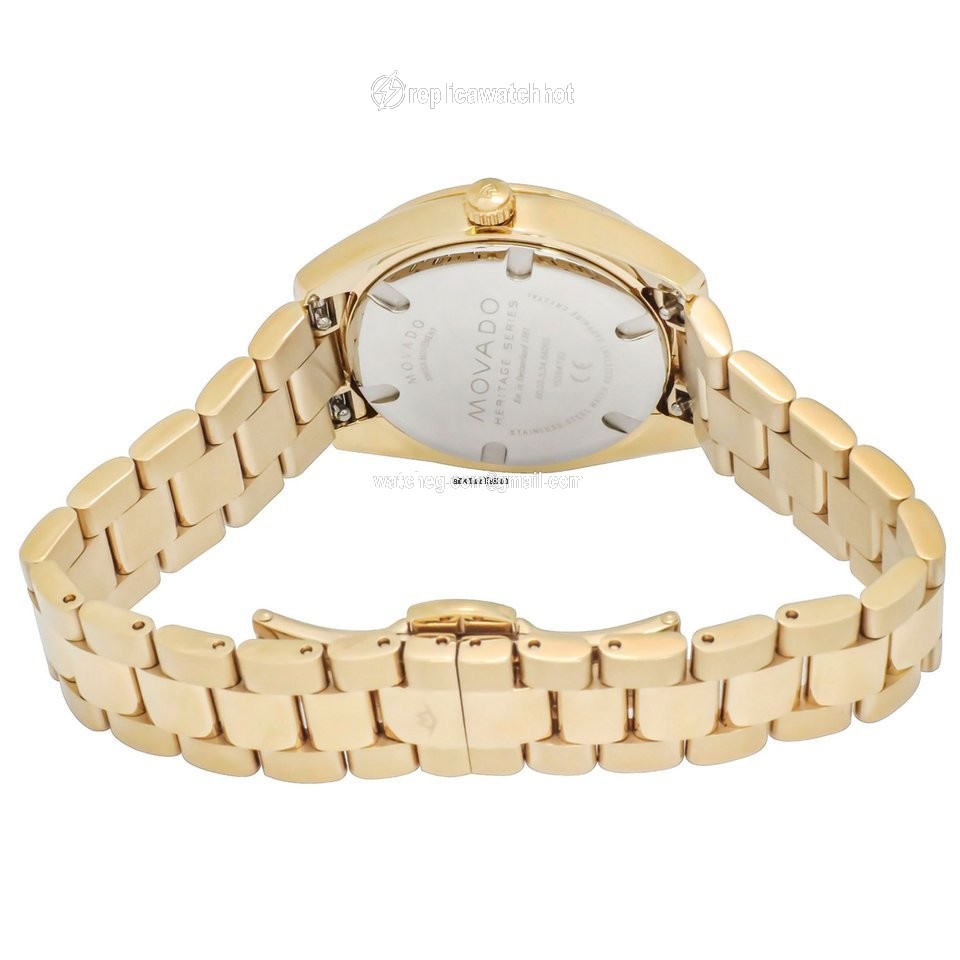 Movado Datron Womens watch Quartz Gold Steel 3650070 2