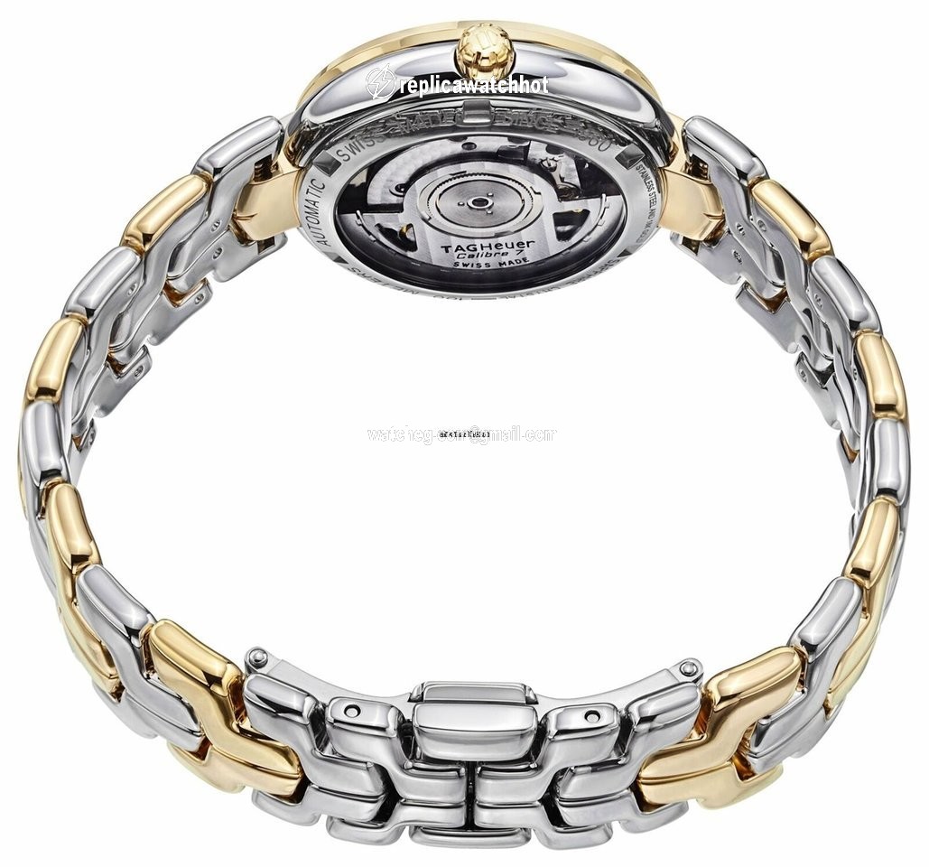 TAG Heuer Link Lady Automatic Gold Steel WAT2351.BB0957 WAT2351BB0957 2