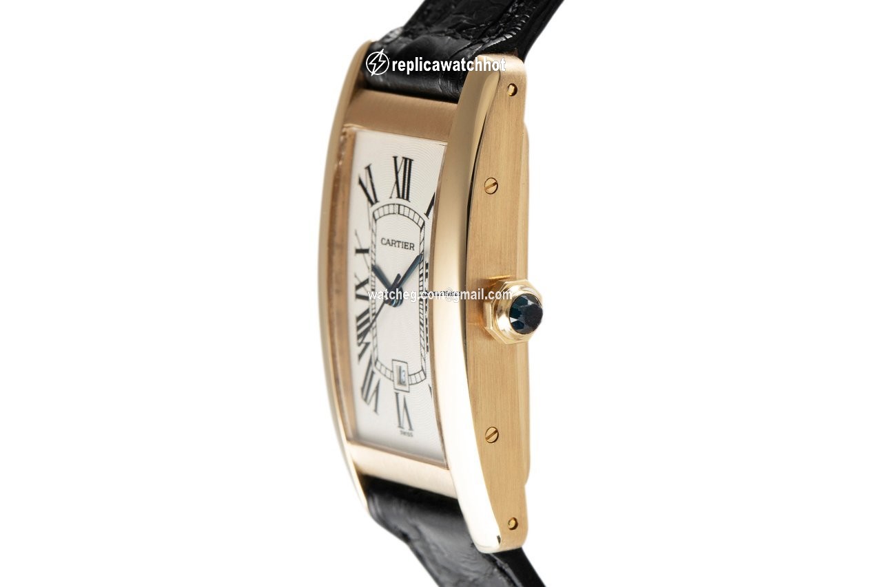 Cartier Tank Americaine Mens watch Unisex Automatic Yellow gold 2483 2