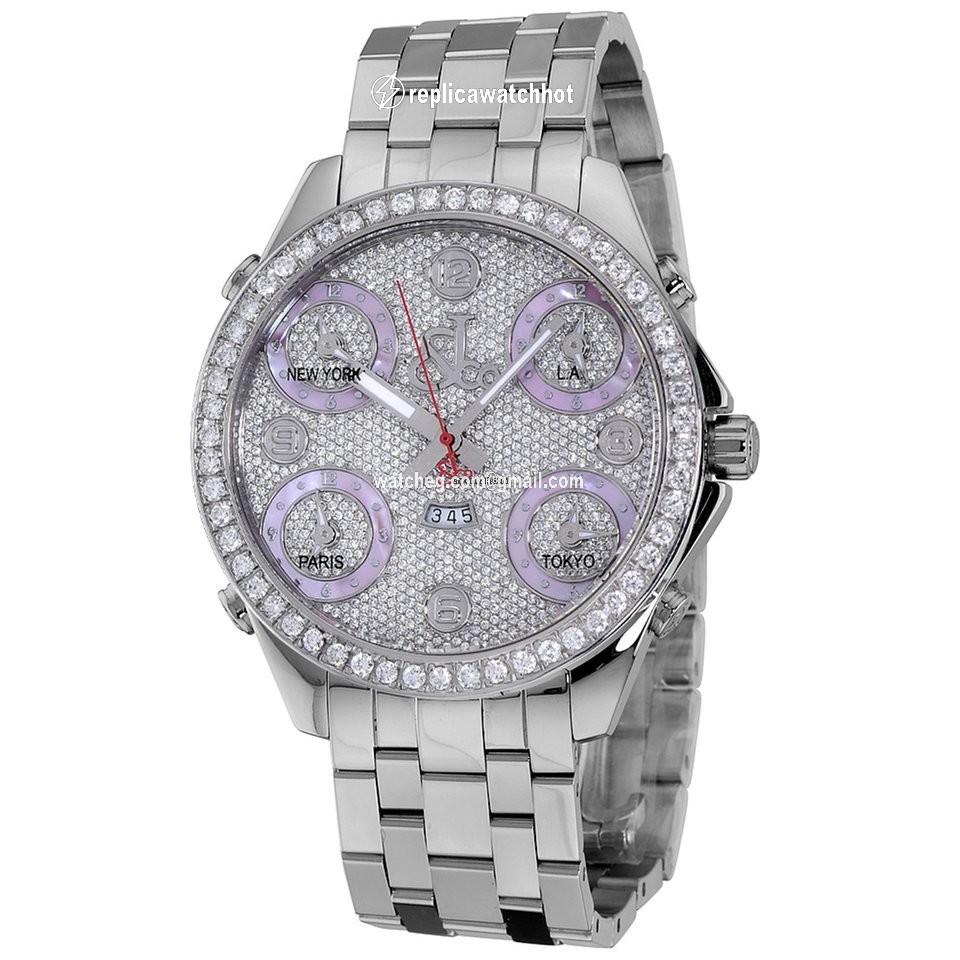 Jacob & Co. Five Time Zone Mens watch Unisex Quartz Steel JC30Y 2
