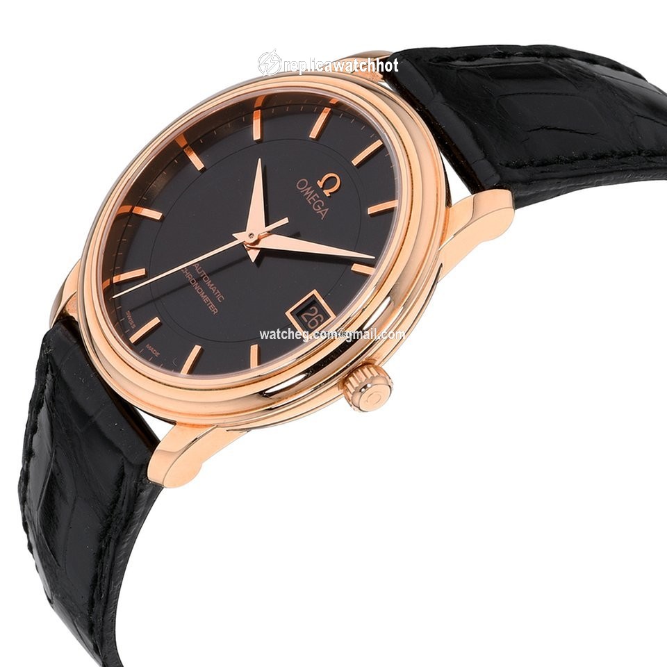 Omega De Ville Mens watch Unisex Automatic Rose gold 4601.54.11 2