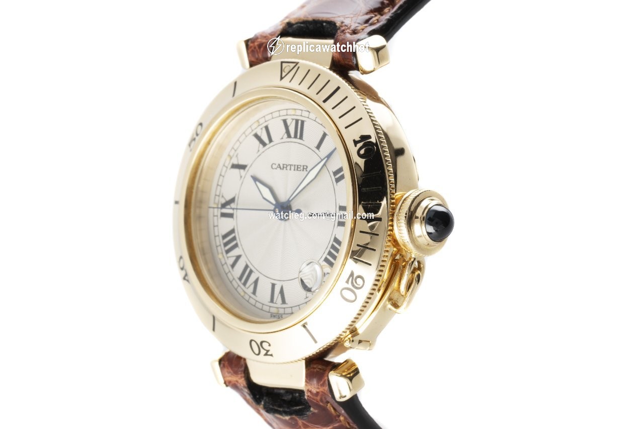 Cartier Pasha C Mens watch Unisex Automatic Yellow gold 1035 2