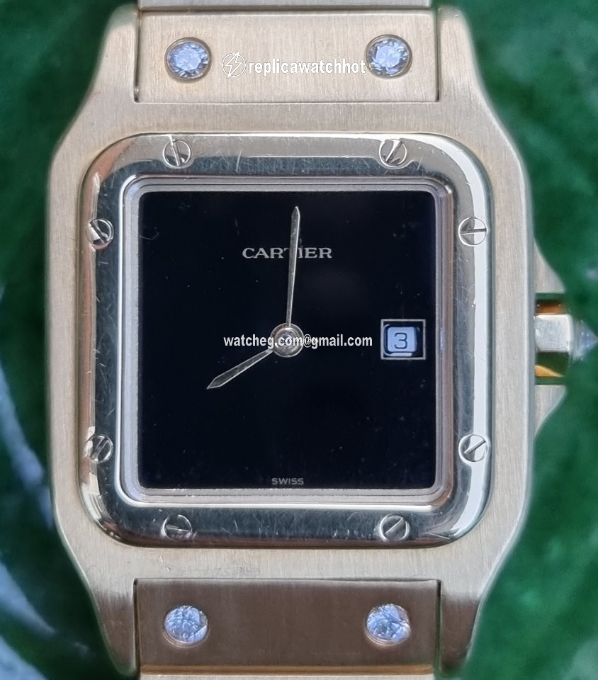 Cartier Santos Mens watch Unisex Automatic Yellow gold 2960 2