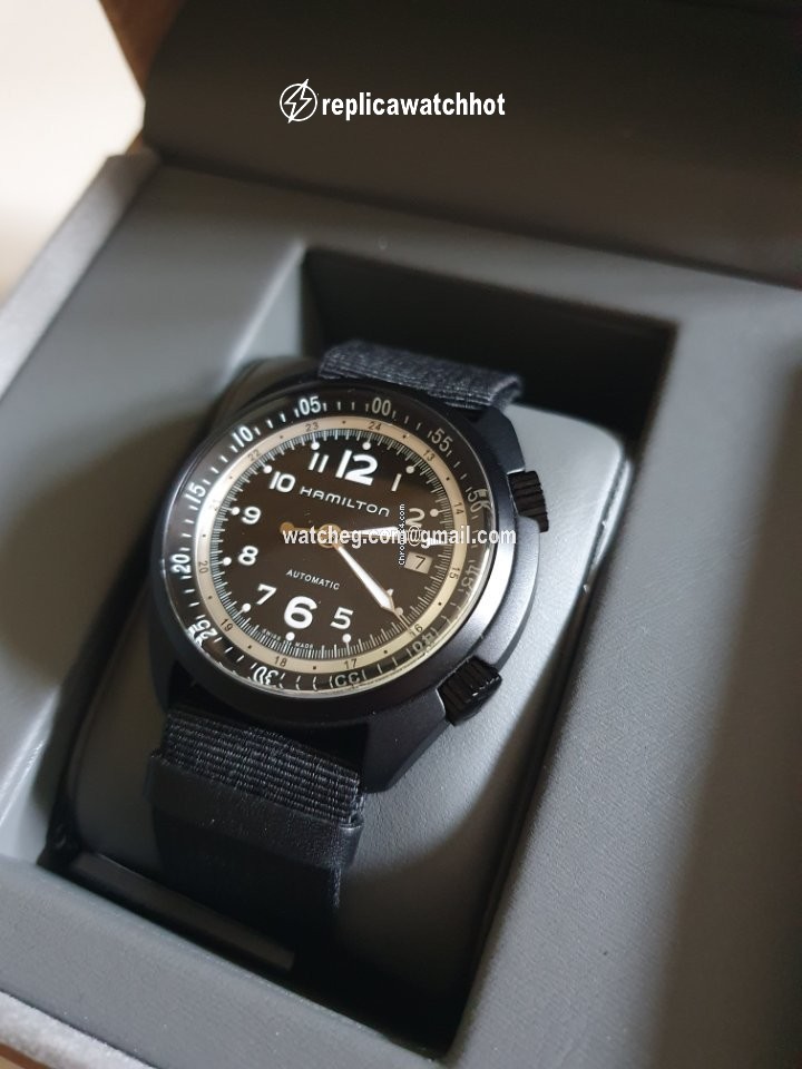 Hamilton Khaki Pilot Pioneer Mens watch Unisex Automatic Aluminum H80485835 2