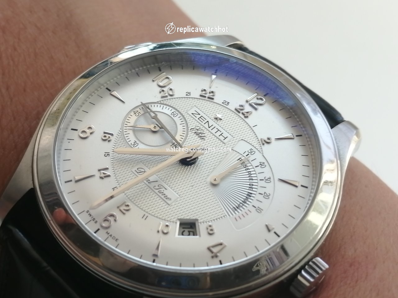 Zenith Elite Dual Time Mens watch Unisex Automatic Steel 03.0520.683 2