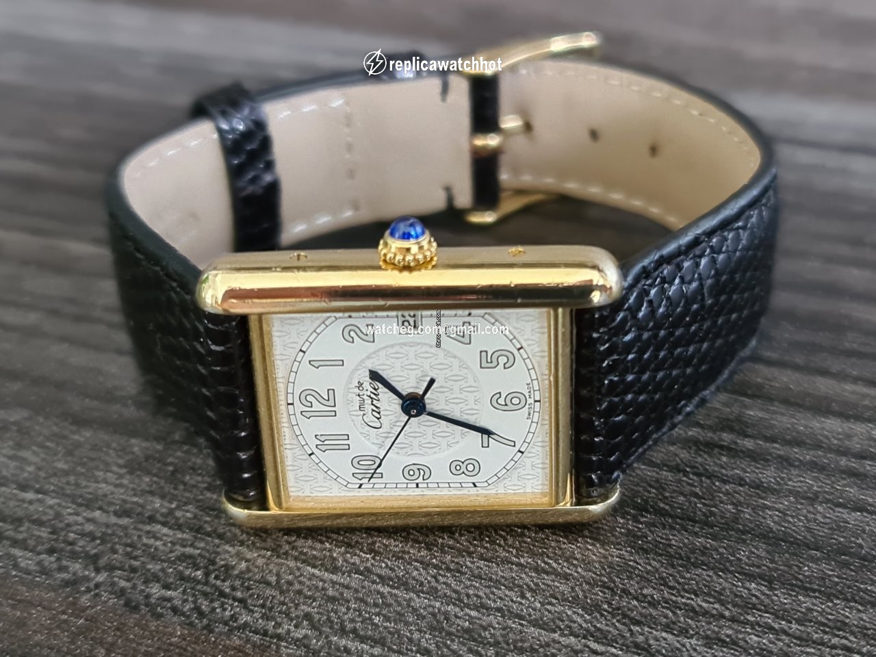 Cartier Tank Mens watch Unisex Quartz Silver 2413 2