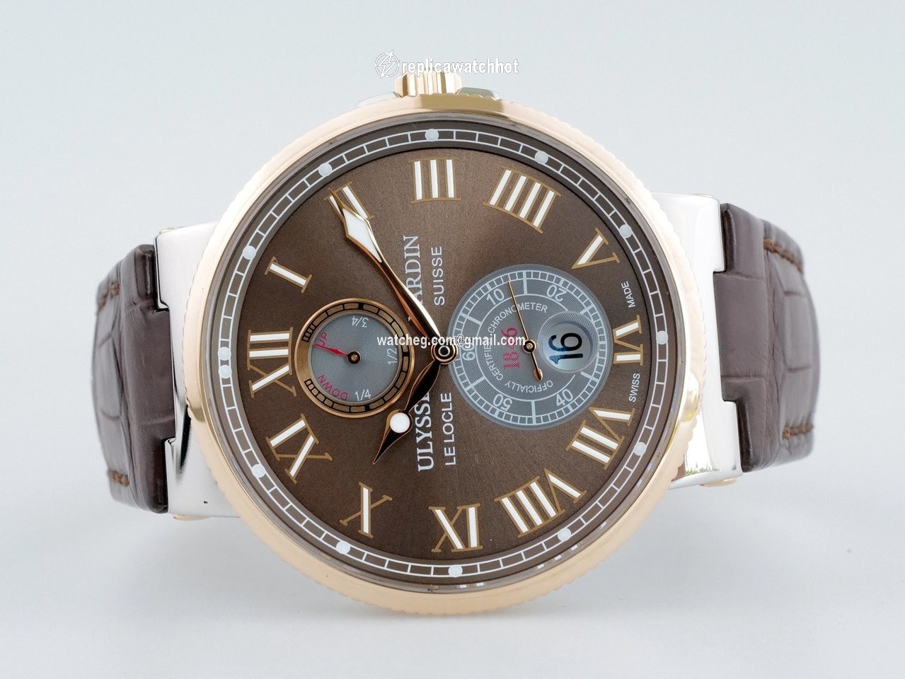 Ulysse Nardin Marine Chronometer 43mm Mens watch Unisex Automatic Gold Steel 265-67 45 2