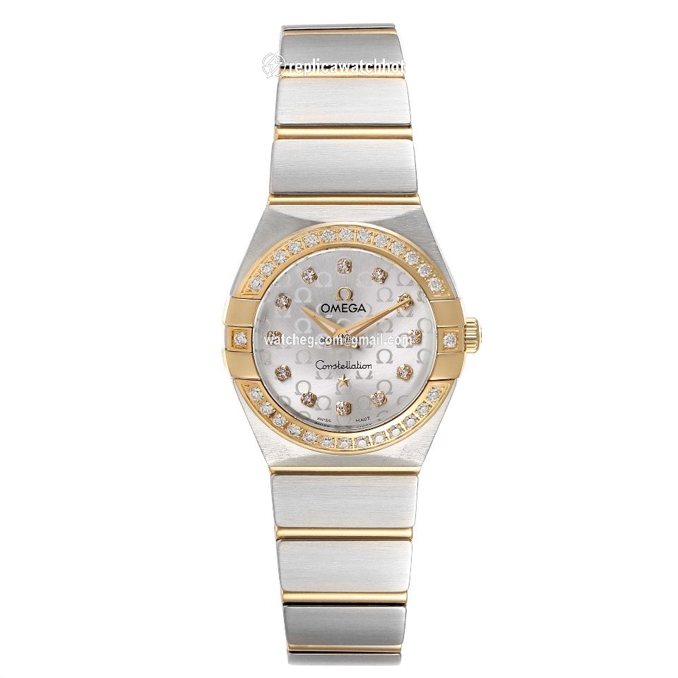 Omega Constellation Quartz Womens watch Quartz Steel 123.25.24.60.52.001 2