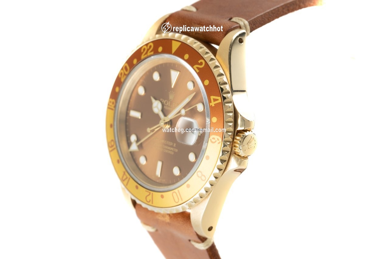 Rolex GMT-Master II Mens watch Unisex Yellow gold Automatic 16718 2