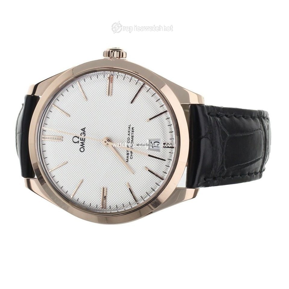 Omega De Ville Tresor Mens watch Unisex Manual winding Rose gold 43253402102002 2
