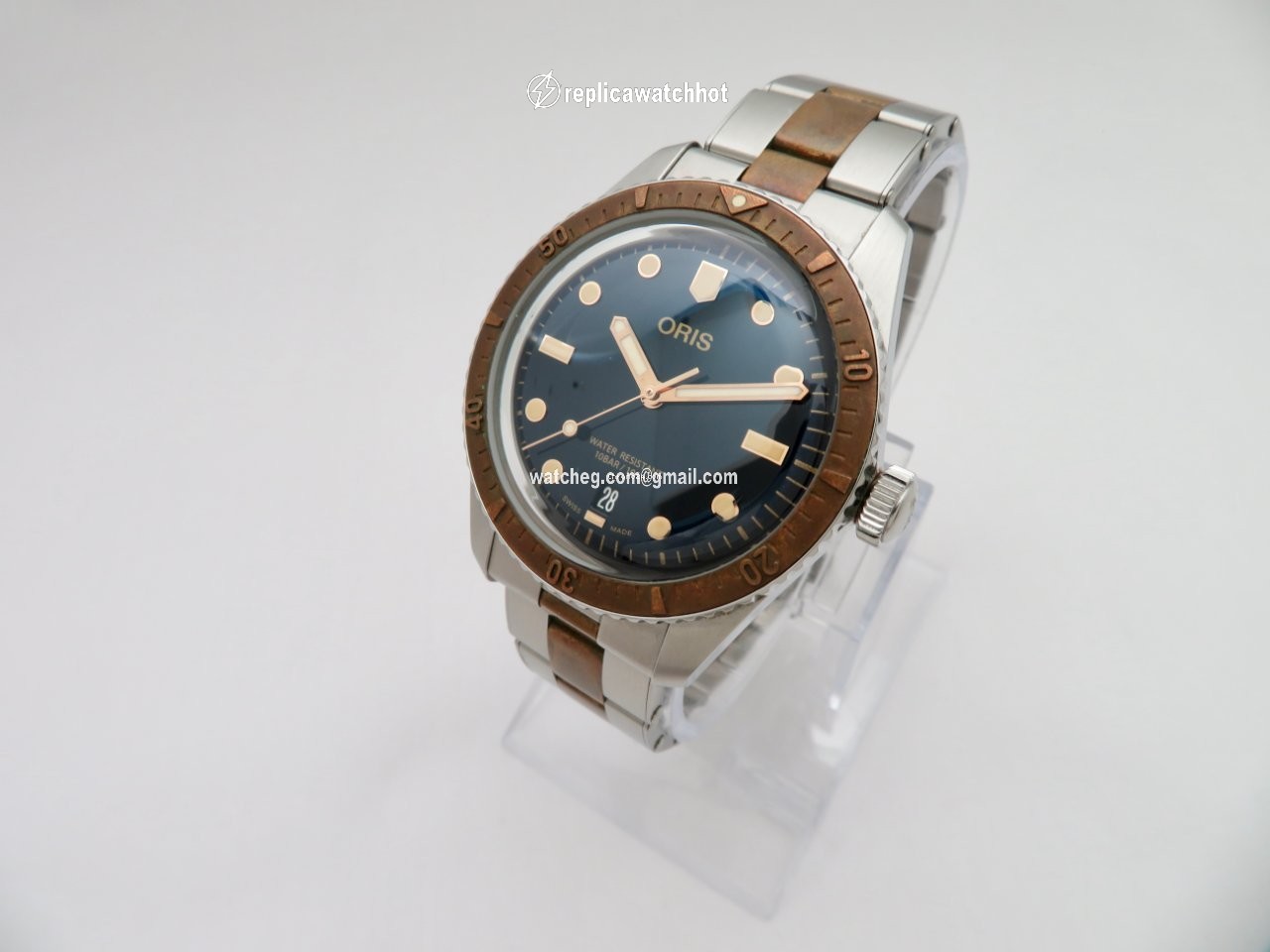Oris Divers Sixty Five Mens watch Unisex Automatic Steel 01 733 7707 4355-07 8 20 17 2