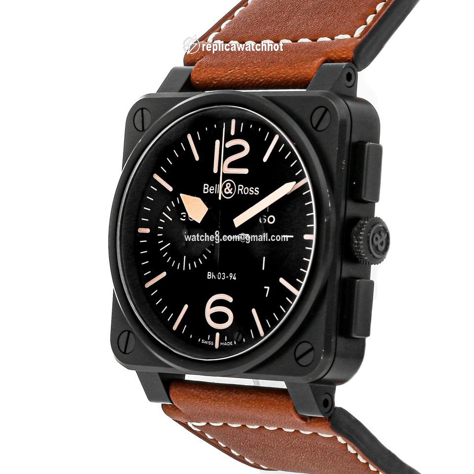 Bell & Ross BR 03-94 Chronographe Mens watch Unisex Automatic BR03-94-HERITAGE 2