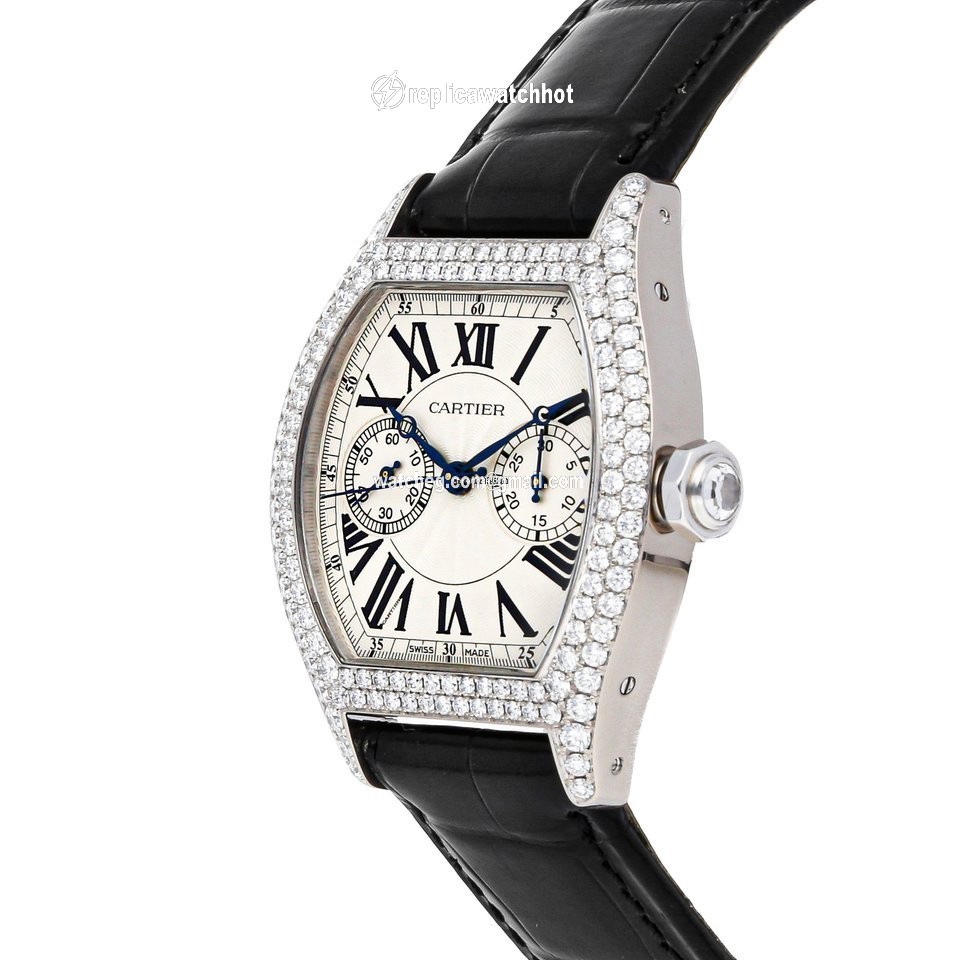 Cartier Tortue Womens watch Manual winding White gold WA506351 2