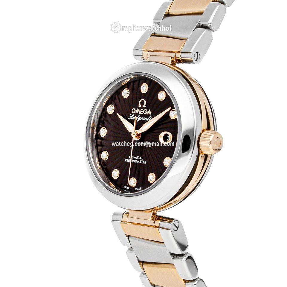 Omega De Ville Ladymatic Womens watch Automatic Gold Steel 425.20.34.20.63.001 2
