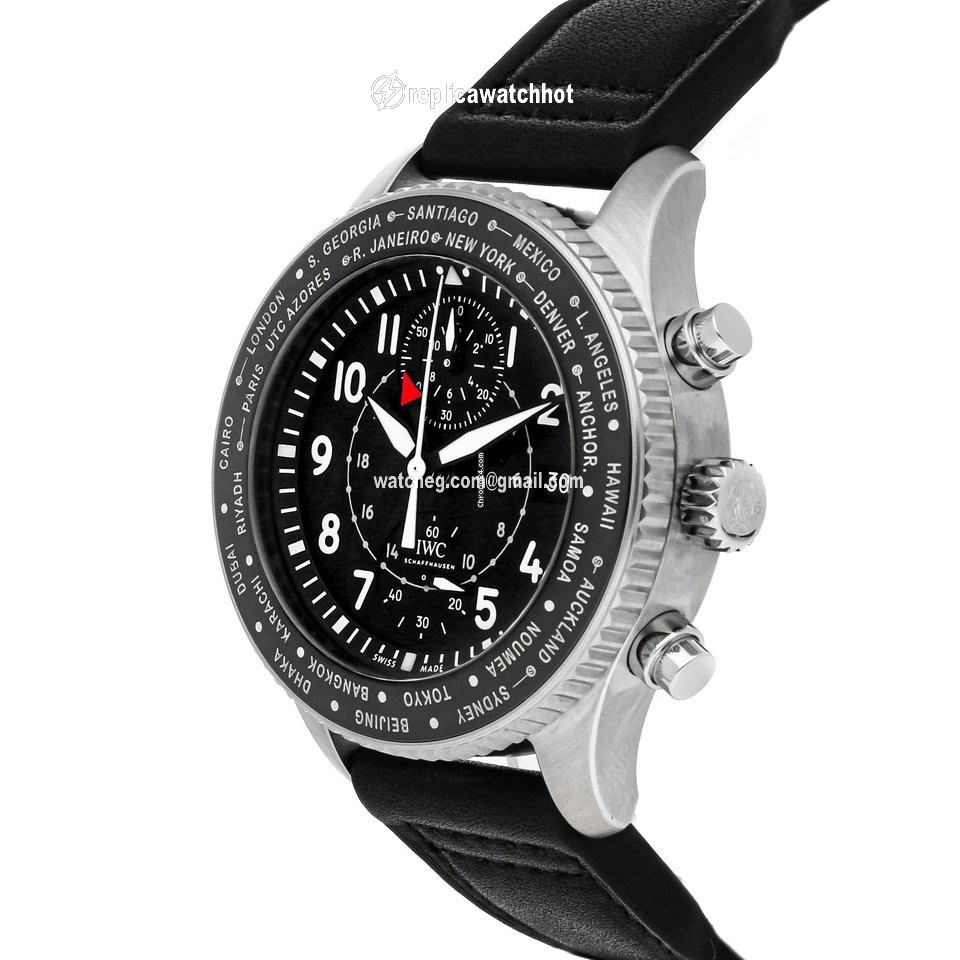 IWC Pilot Chronograph Mens watch Unisex Automatic Steel IW3950-01 2