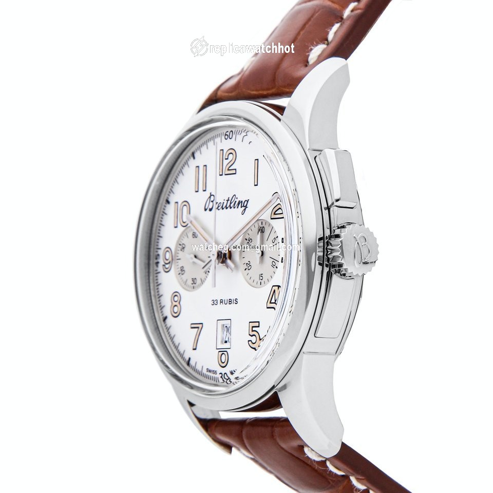 Breitling Transocean Chronograph 1915 Mens watch Unisex Manual winding Steel AB141112 G799 2