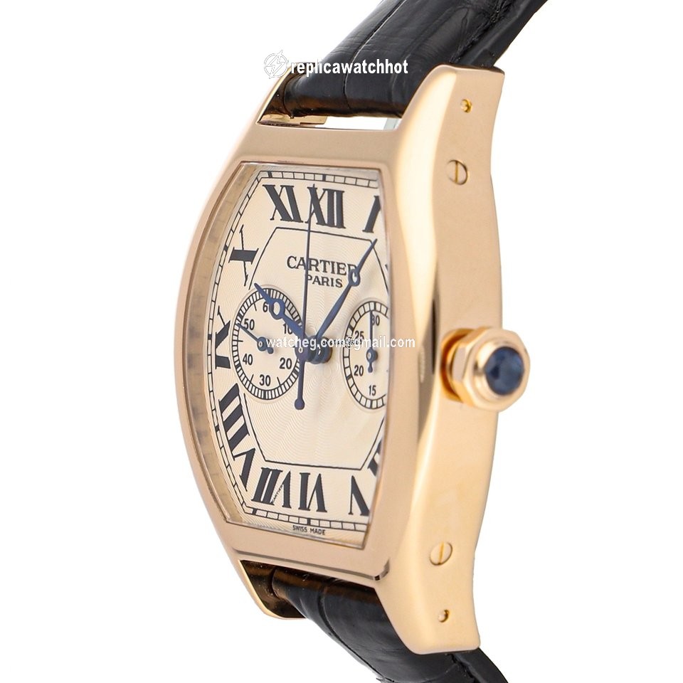 Cartier Tortue Mens watch Unisex Manual winding Rose gold W1547451 2