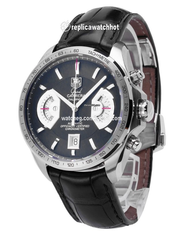 TAG Heuer Grand Carrera Mens watch Unisex Automatic Steel CAV511A.FC6225 2