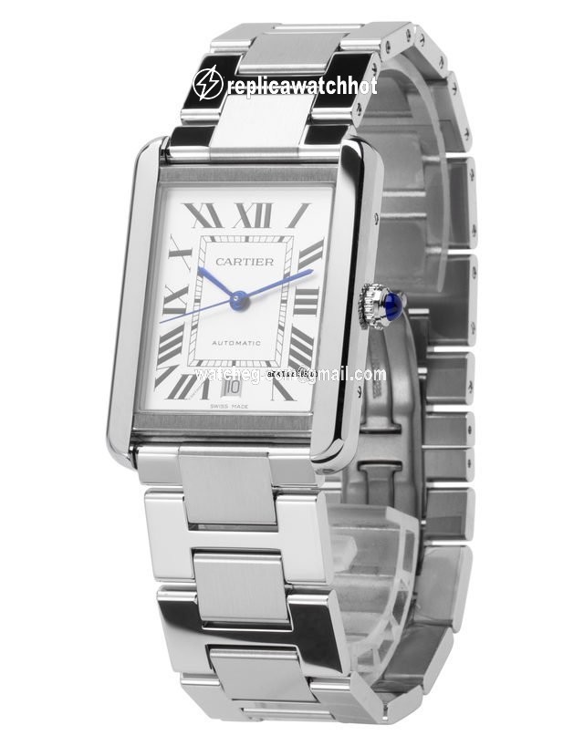 Cartier Tank Solo Mens watch Unisex Automatic Steel W5200028 3800 2