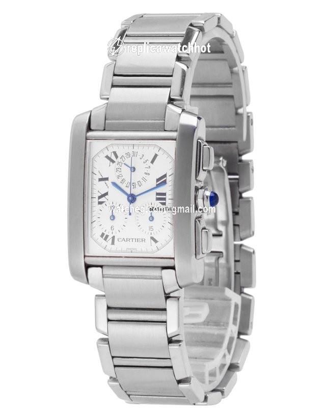 Cartier Tank Francaise Mens watch Unisex Quartz Steel W51001Q3 2303 2