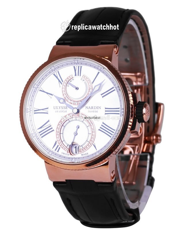 Ulysse Nardin Marine Mens watch Unisex Automatic Rose gold 1182-160-3 490 2