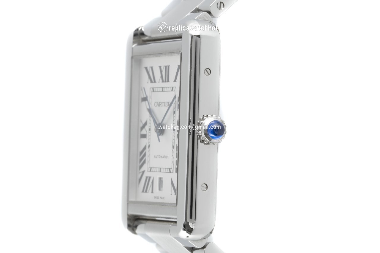 Cartier Tank Solo Mens watch Unisex Automatic Steel W5200028 2