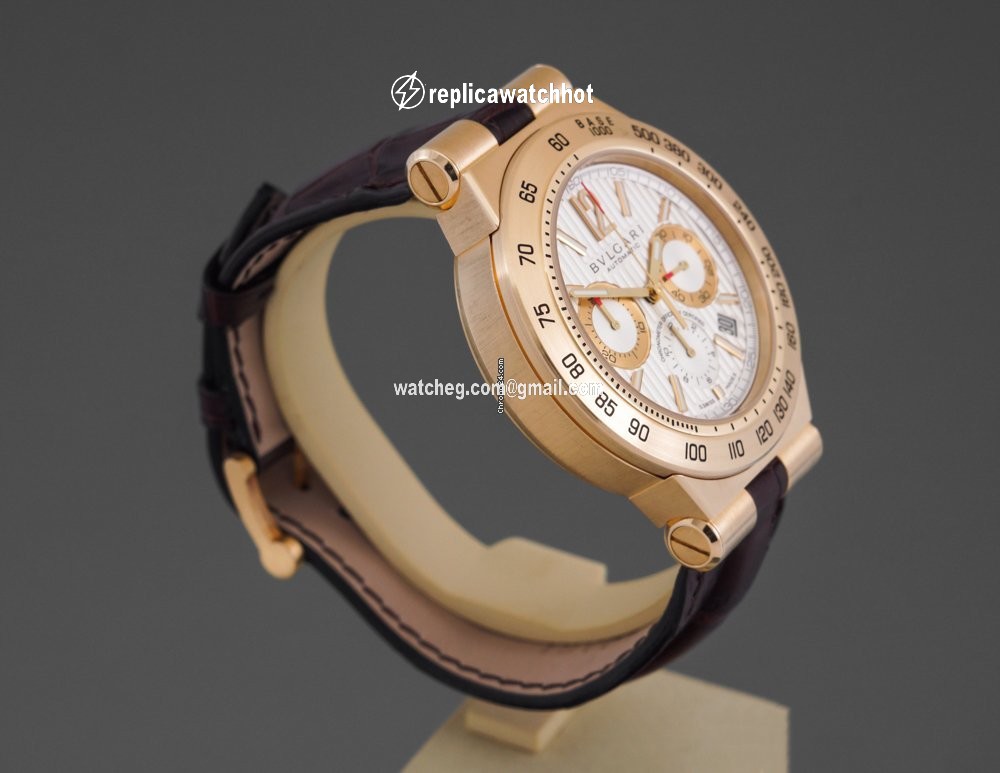 Bulgari Diagono Mens watch Unisex Automatic Yellow gold DP42GCH 2