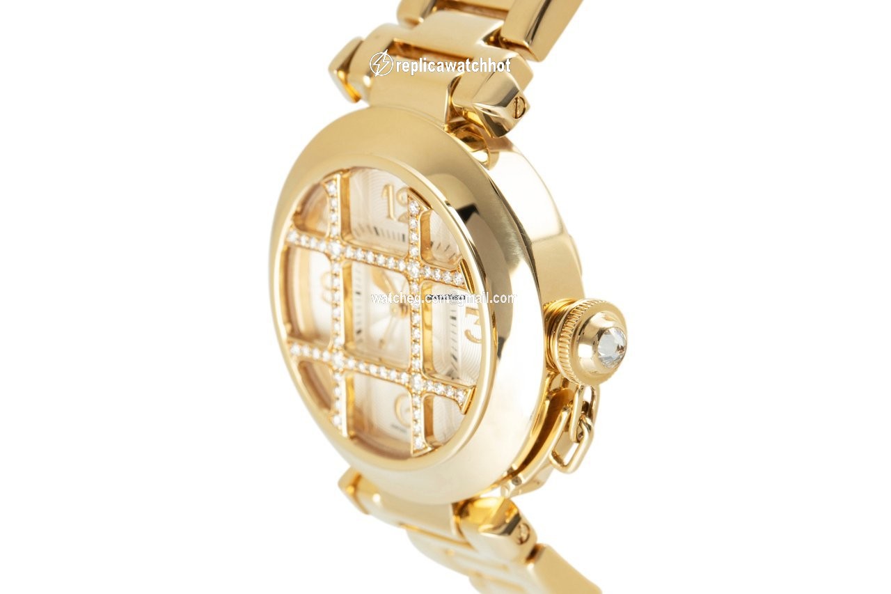Cartier Pasha Womens watch Automatic Yellow gold 2399 2