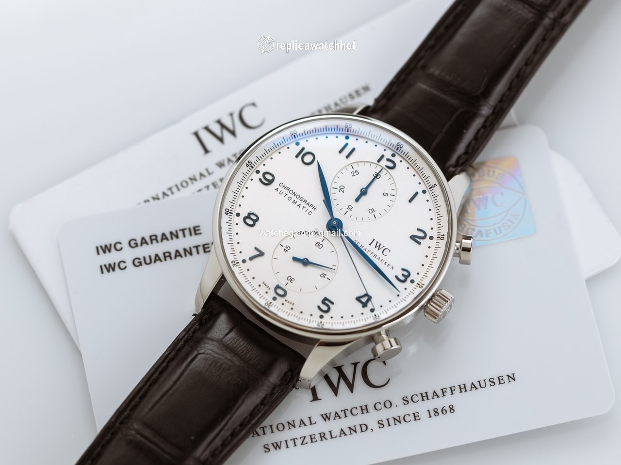 IWC Portuguese Chronograph Mens watch Unisex Automatic Steel 371417 2