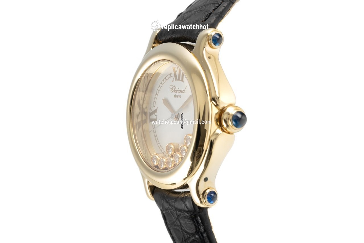 Chopard Happy Sport Womens watch Quartz Yellow gold 27 6137.23 2