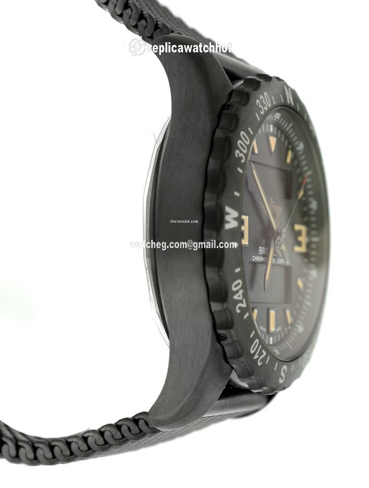 Breitling Chronospace Military Mens watch Unisex Quartz Steel M7836622-BD39 2