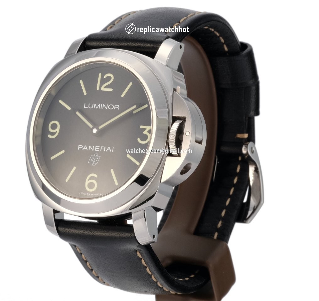 Panerai Luminor Base Logo Mens watch Unisex Manual winding Steel PAM 00773 2