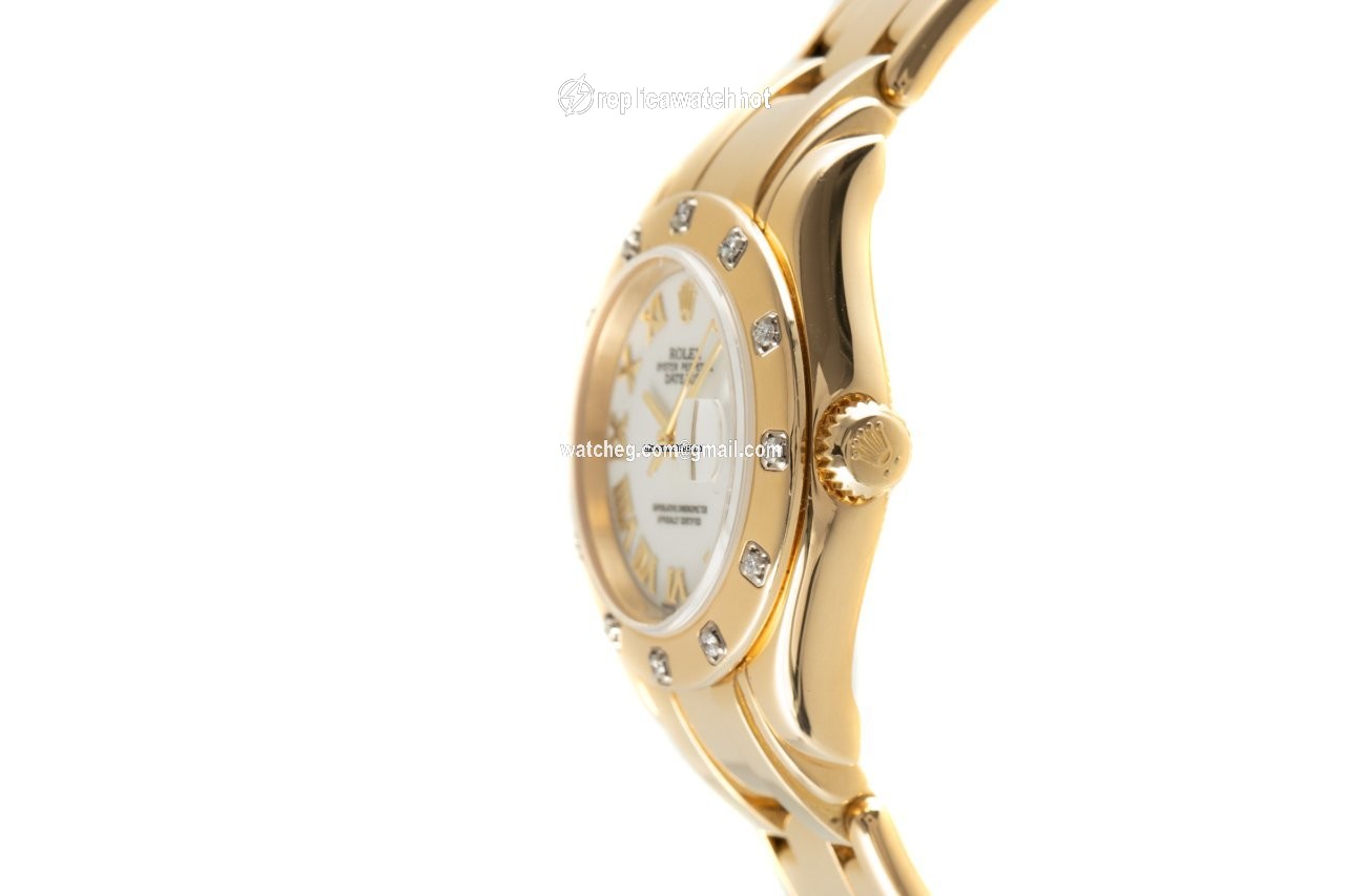 Rolex Lady-Datejust Pearlmaster Womens watch Yellow gold Automatic 69318 2