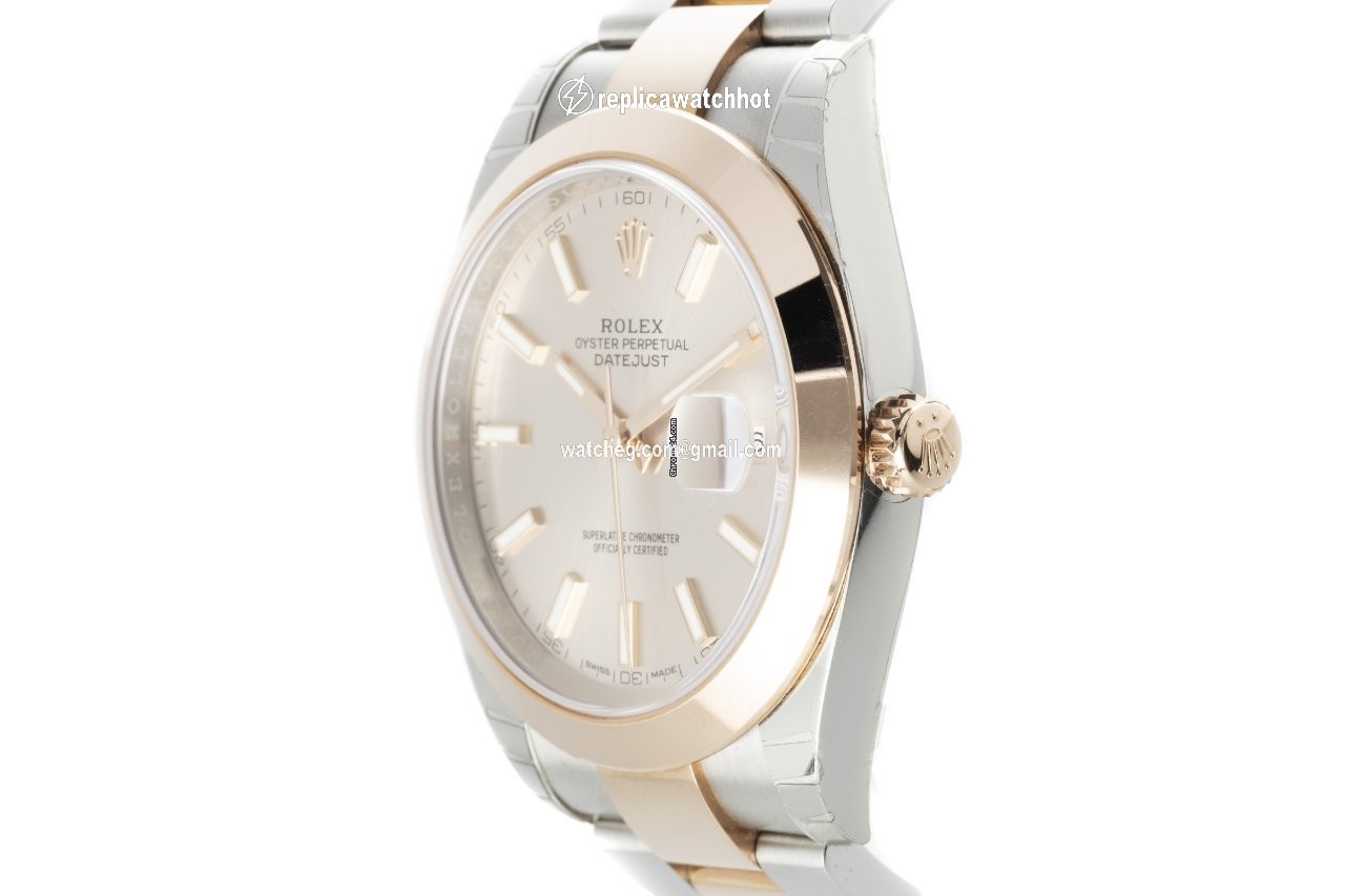 Rolex Datejust 41 Mens watch Unisex Gold Steel Automatic 126301 2