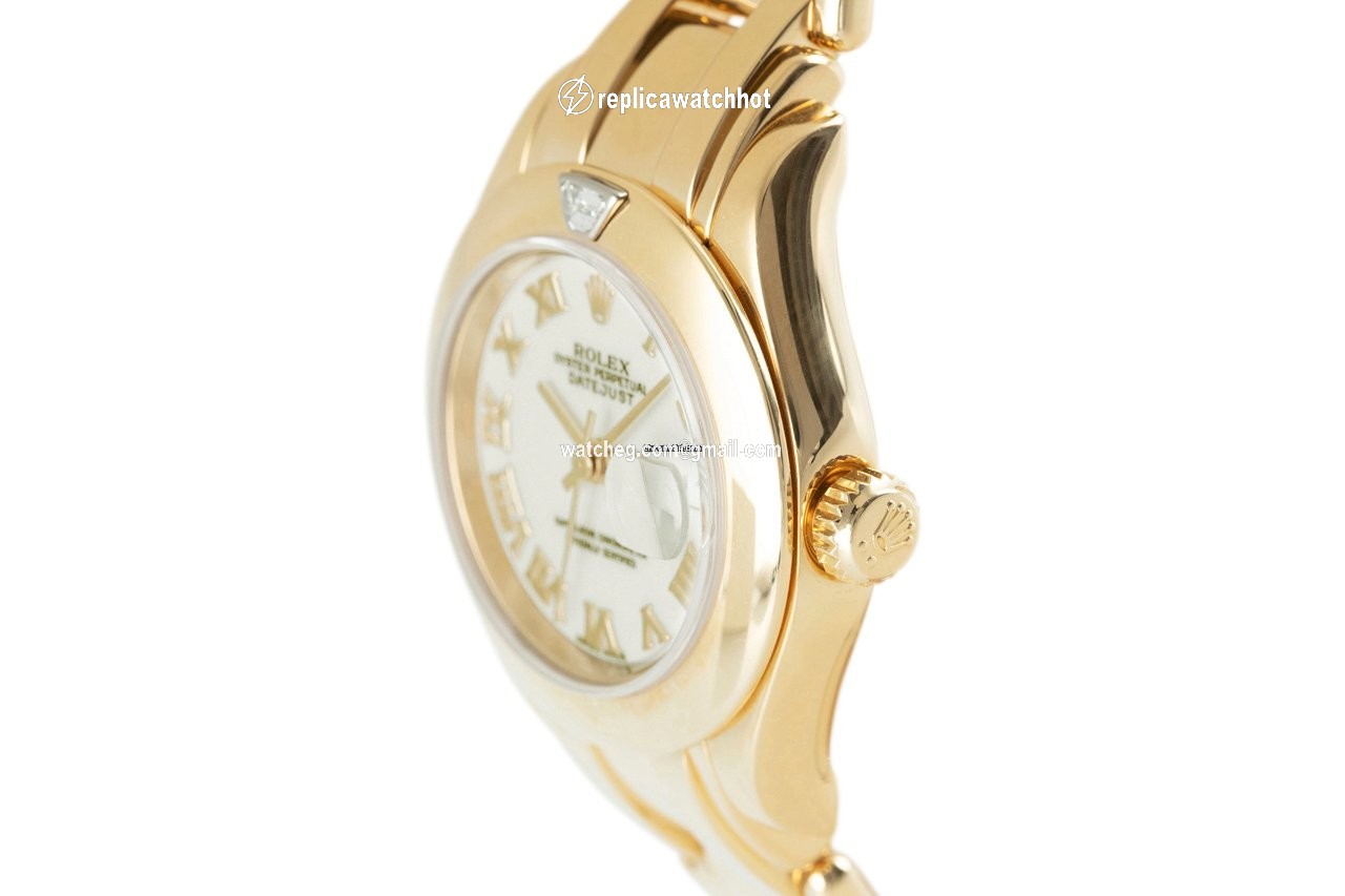 Rolex Pearlmaster Womens watch Yellow gold Automatic 69328 2