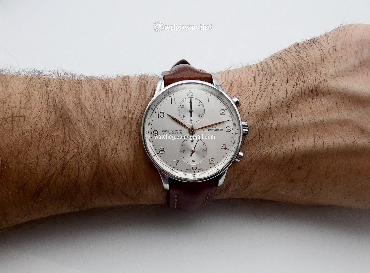 IWC Portuguese Chronograph Steel IW3714001 2