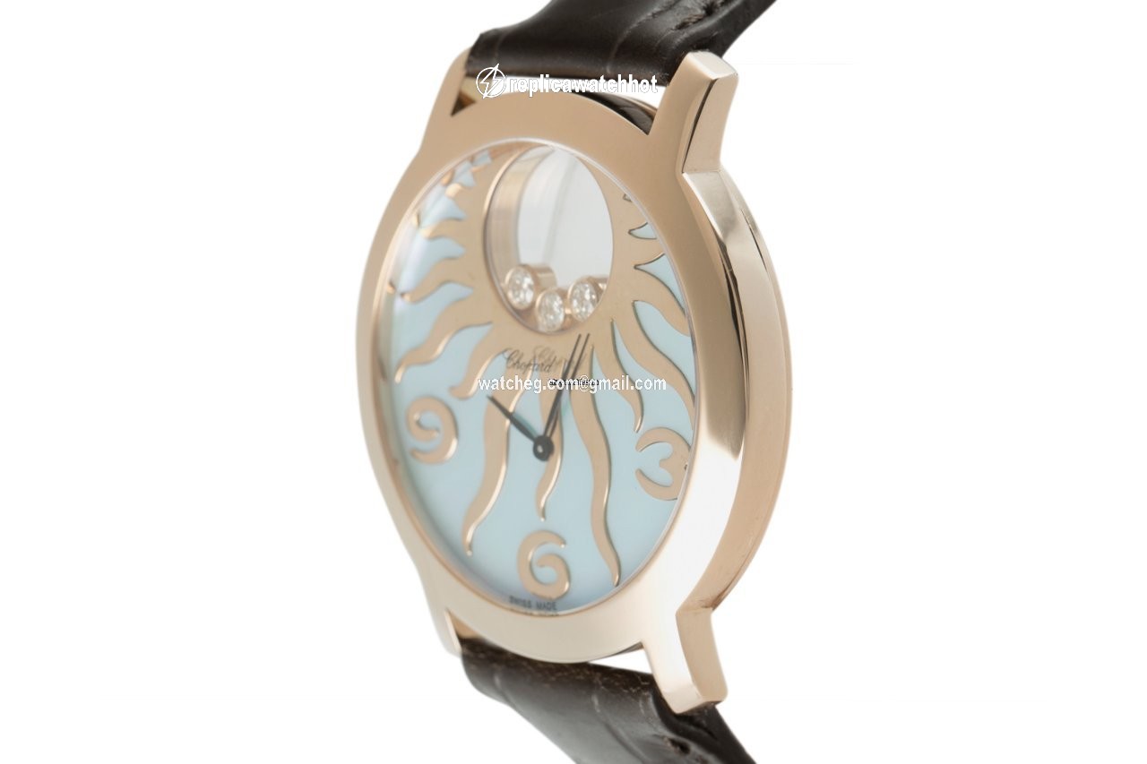 Chopard Happy Diamonds Womens watch Quartz Red gold 20 7469 2