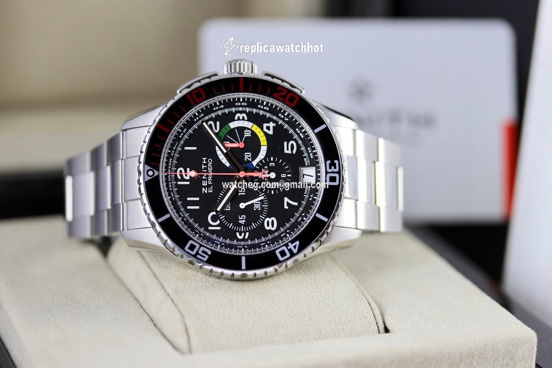 Zenith El Primero Stratos Flyback Mens watch Unisex Automatic Steel 03.2061.405 21.M2060 2