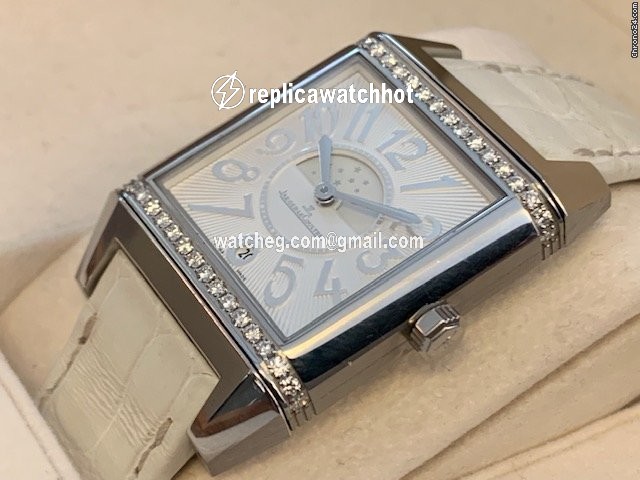 Jaeger-LeCoultre Reverso Squadra Lady Duetto Womens watch Automatic Steel 705.84.20 2